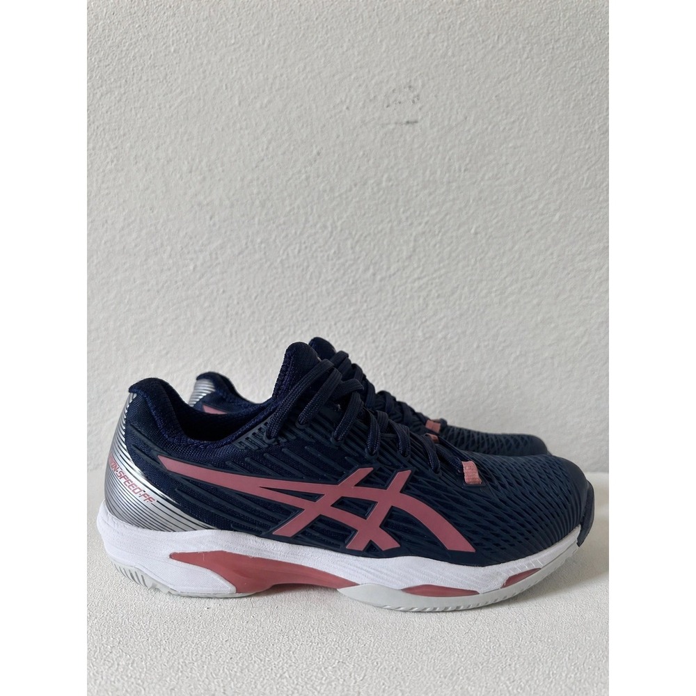 ASICS Women's Solution Speed FF 2 Peacoat/Smokey Rose Tennis Shoe Sz 9.5